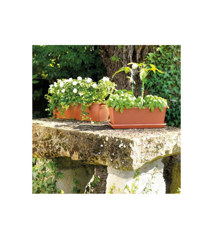  Jardiniere Day R Cotto - Coloris Terre Rouge - 50cm
