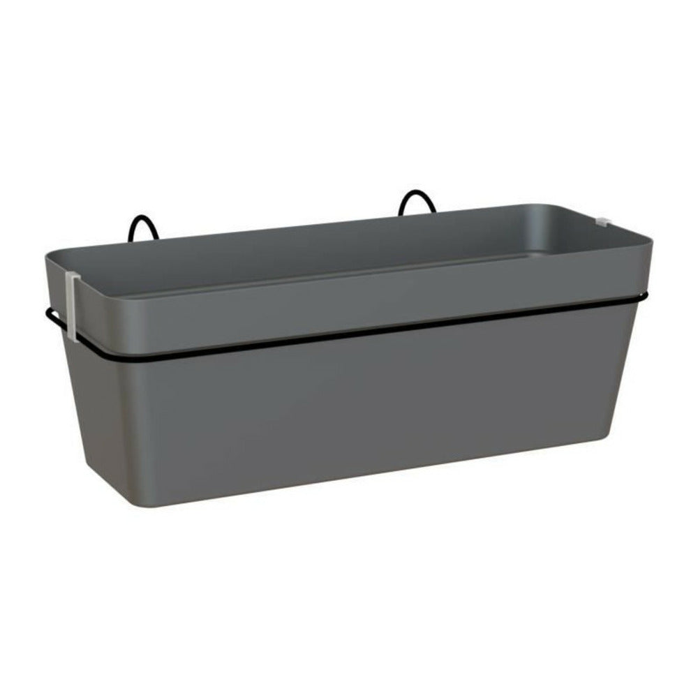  - Kit Balcon Jardiniere Capri Re 50cm V2 Anthracite 50,2 X 28,5 X H20 Cm - 1,45l