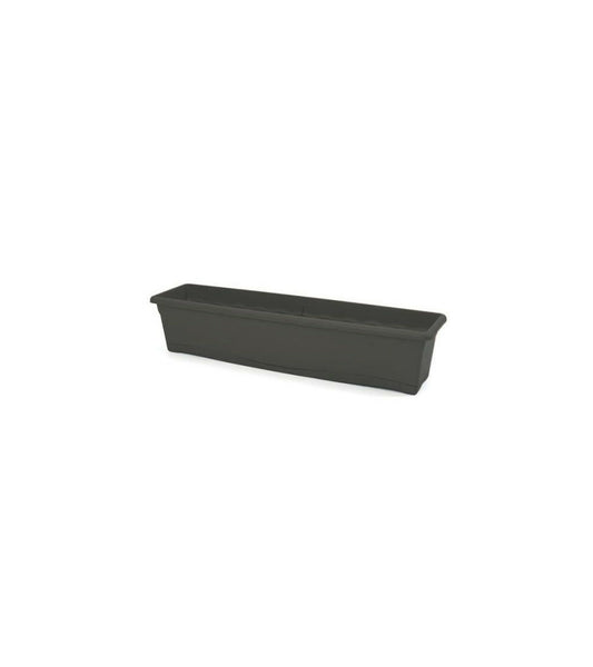  Jardiniere Rectangulaire - 80 X 20 Cm Avec Plateau - Anthracite
