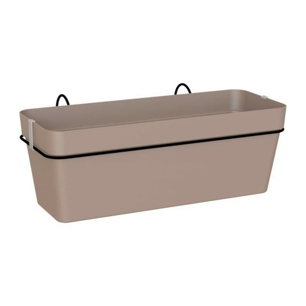  - Kit Balcon Jardiniere Capri Re 50cm V2 Taupe 50,2 X 28,5 X H20 Cm - 1,45l