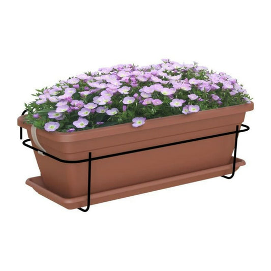  - Kit Balcon Jardiniere Venezia 50cm Terre Cuite 50 X 19,5 X H16,3 Cm - 1,14l