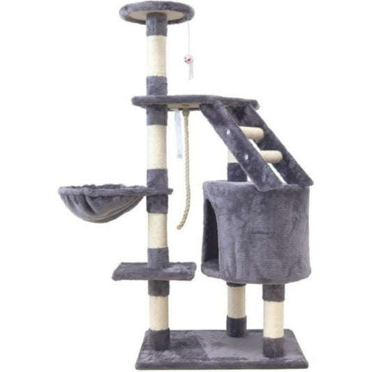  Arbre A Chat Marie - 40x55x120cm - Gris