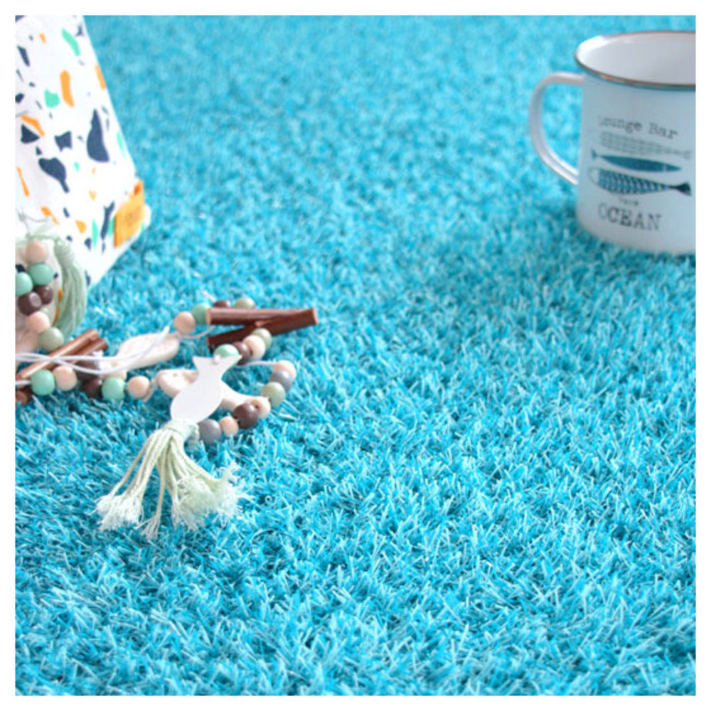  Gazon Synthétique Happy Party - Couleur Bleu - Classé Feu - 20mm - 1m X 7m