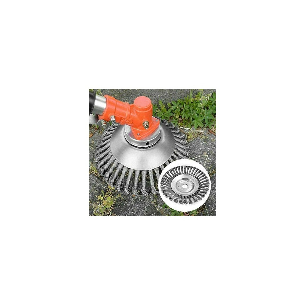  Brosse Acier ø 200mm Pour Débroussailleuse Alésage 25.4 Mm Vito