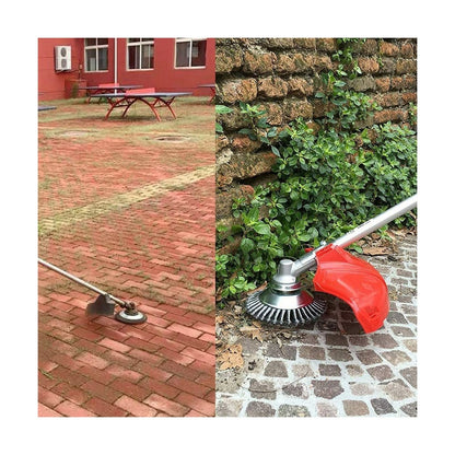  Brosse Acier ø 200mm Pour Débroussailleuse Alésage 25.4 Mm Vito