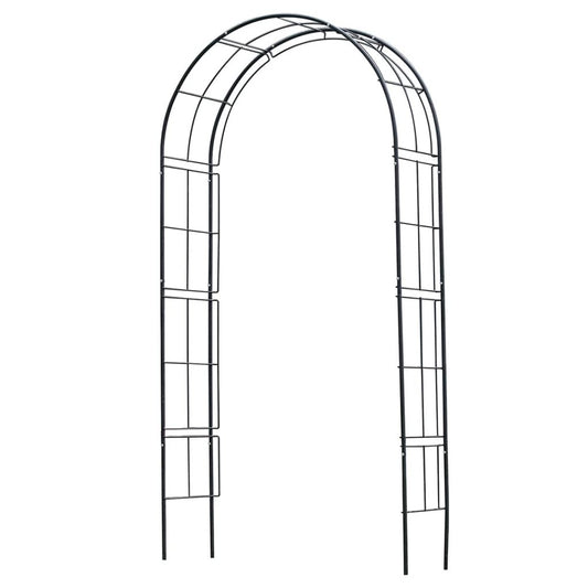 Nature Arche De Jardin Métal 229x38x113 Cm Noir