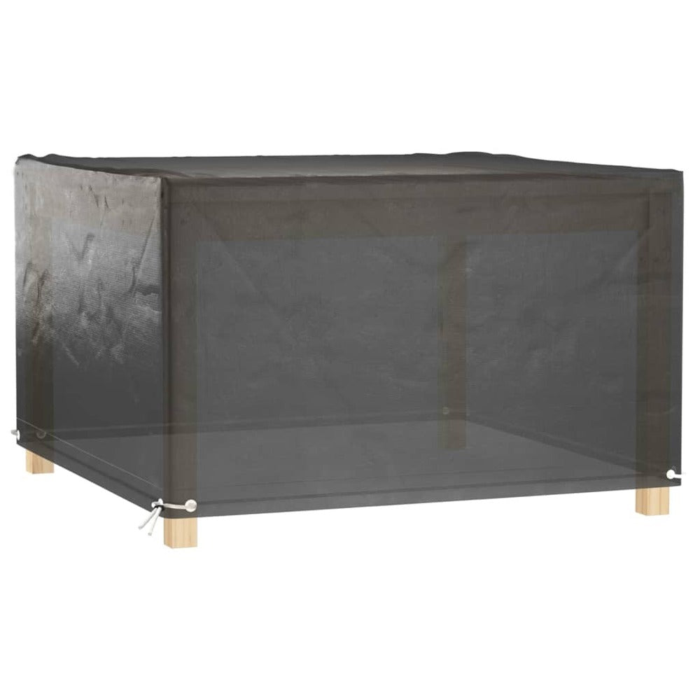 VIDAXL Housses De Salon De Jardin 2 Pcs 8 œillets 132x132x80 Cm Carré