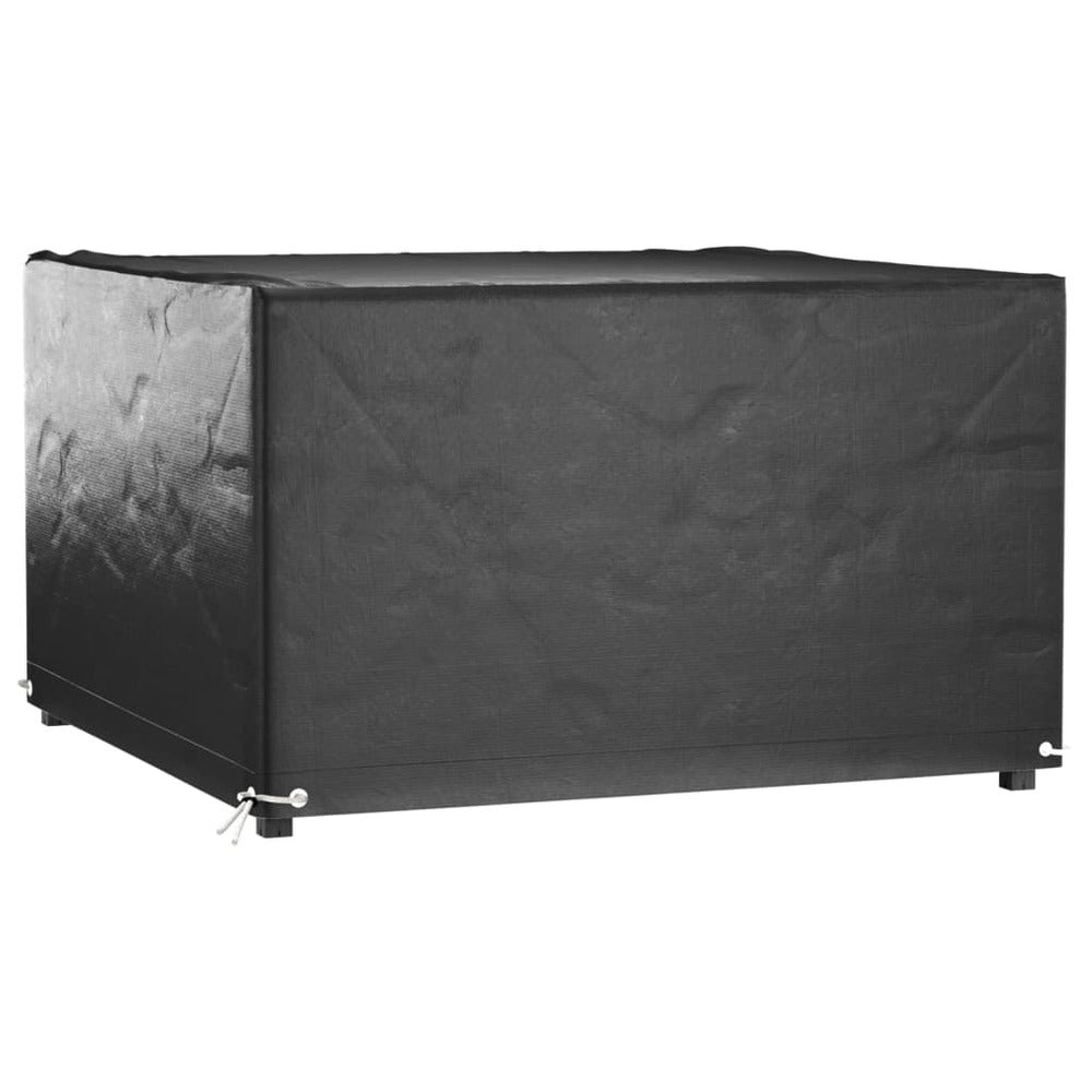 VIDAXL Housses De Salon De Jardin 2 Pcs 8 œillets 132x132x80 Cm Carré