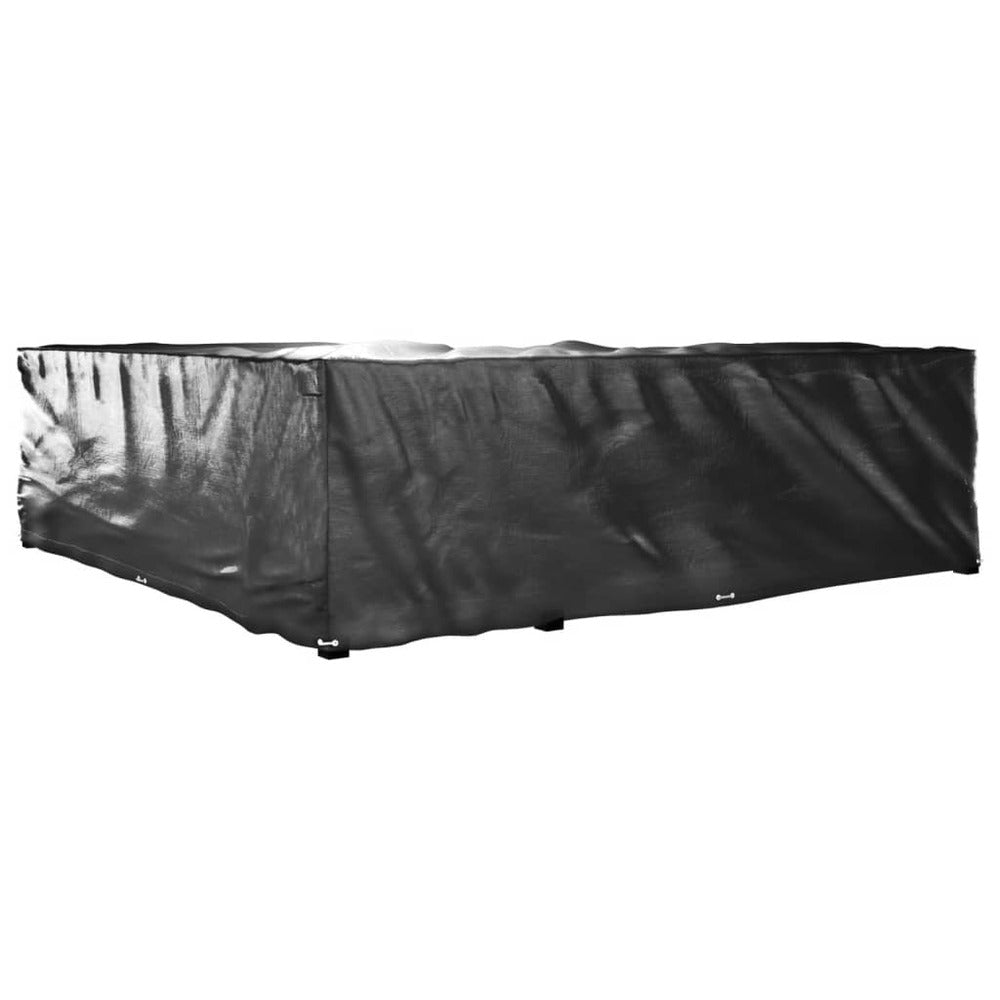 VIDAXL Housses De Salon De Jardin En Forme De L 2 Pcs 20 œillets