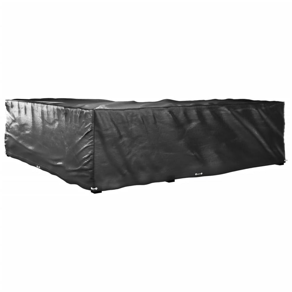 VIDAXL Housses De Salon De Jardin En Forme De L 2 Pcs 16 œillets