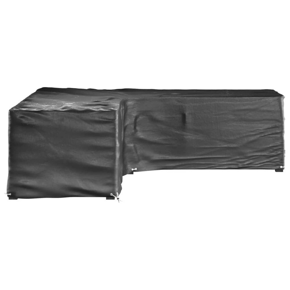 VIDAXL Housses De Salon De Jardin En Forme De L 2 Pcs 16 œillets