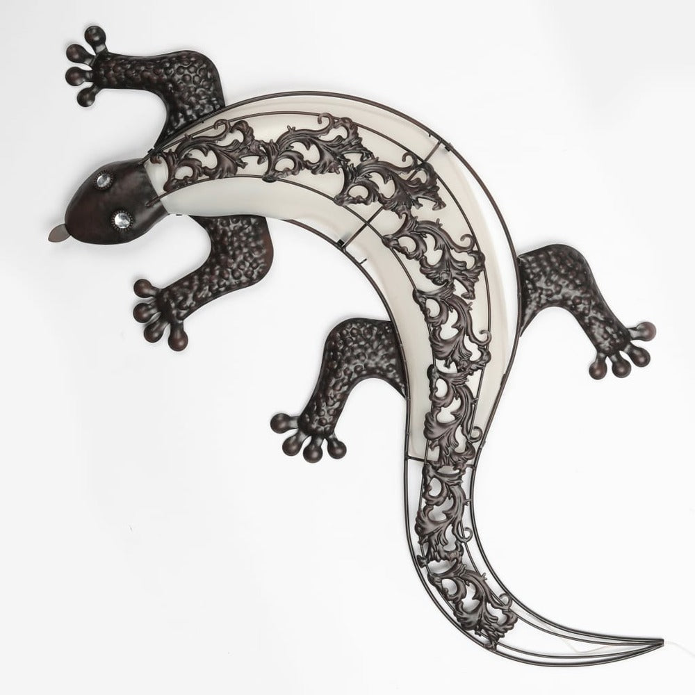 HI Applique De Jardin Solaire Led En Forme De Gecko