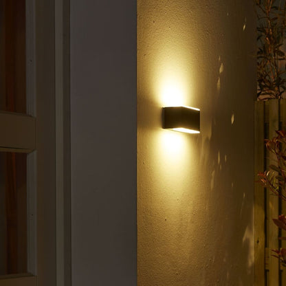 LuxForm Applique à Led De Jardin Cube Noir