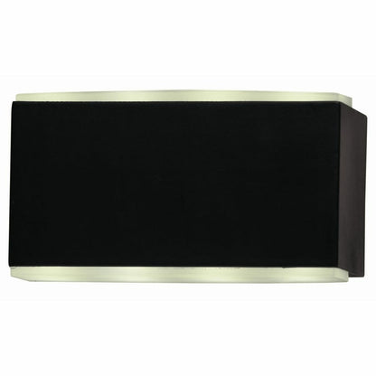 LuxForm Applique à Led De Jardin Cube Noir