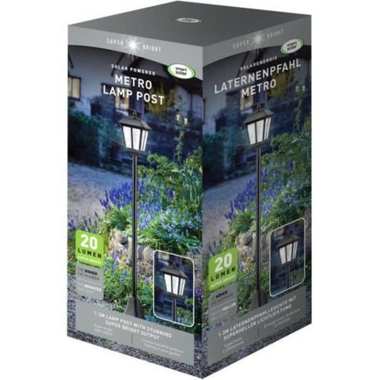  Lampadaire Solaire Metro - 20 Lumens