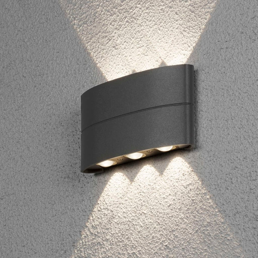 Konstsmide Applique à Led Chieri 6x1,2 W Anthracite