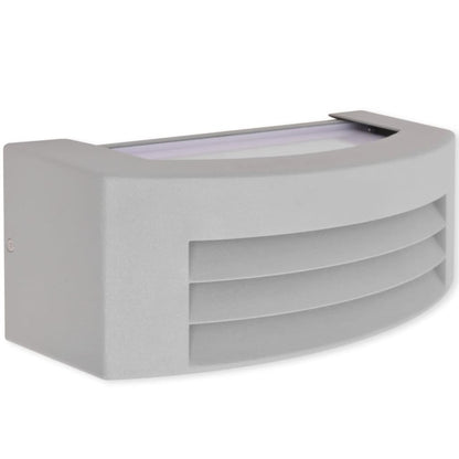 VIDAXL Applique Murale Extérieure Aluminium Gris
