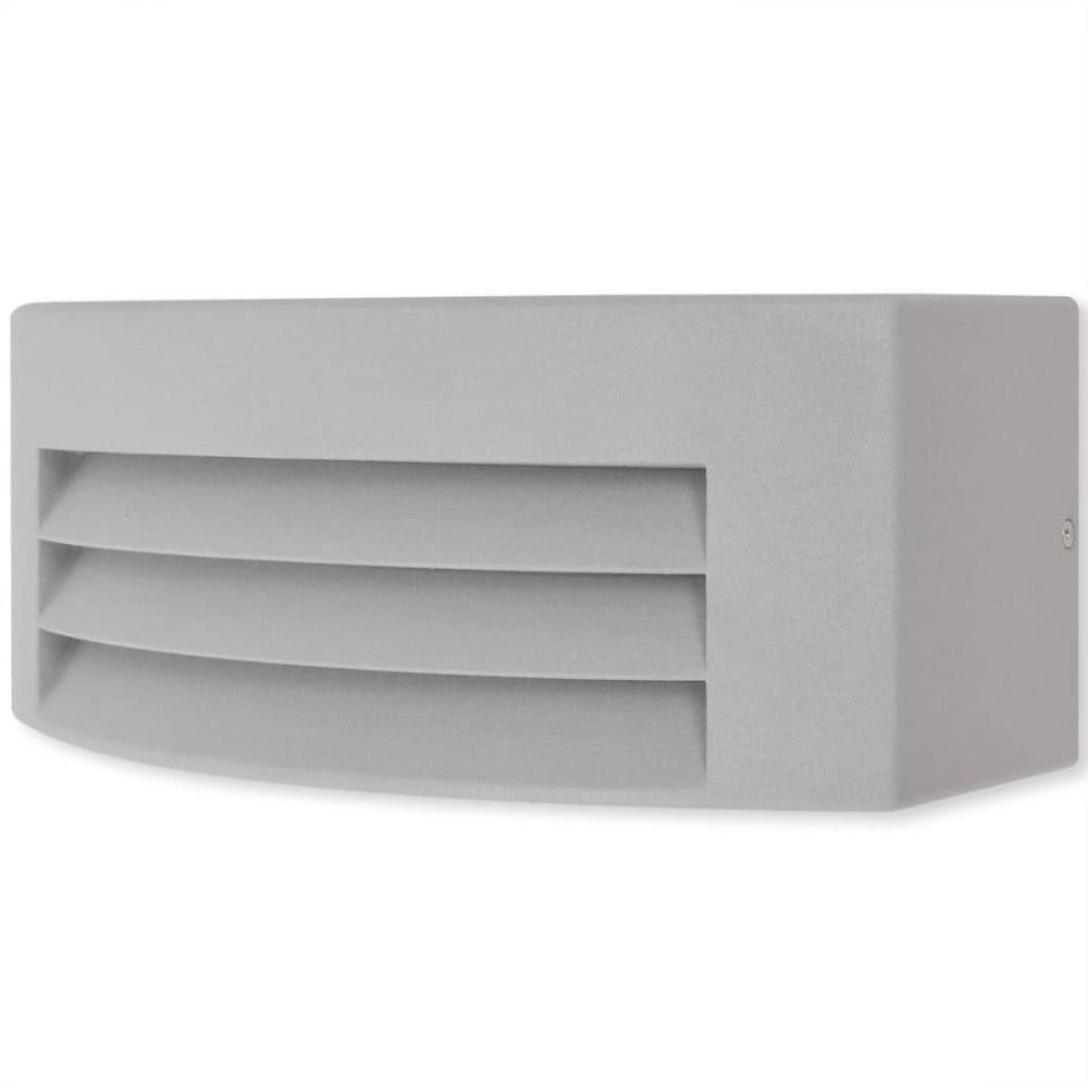 VIDAXL Applique Murale Extérieure Aluminium Gris
