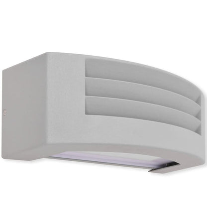VIDAXL Applique Murale Extérieure Aluminium Gris