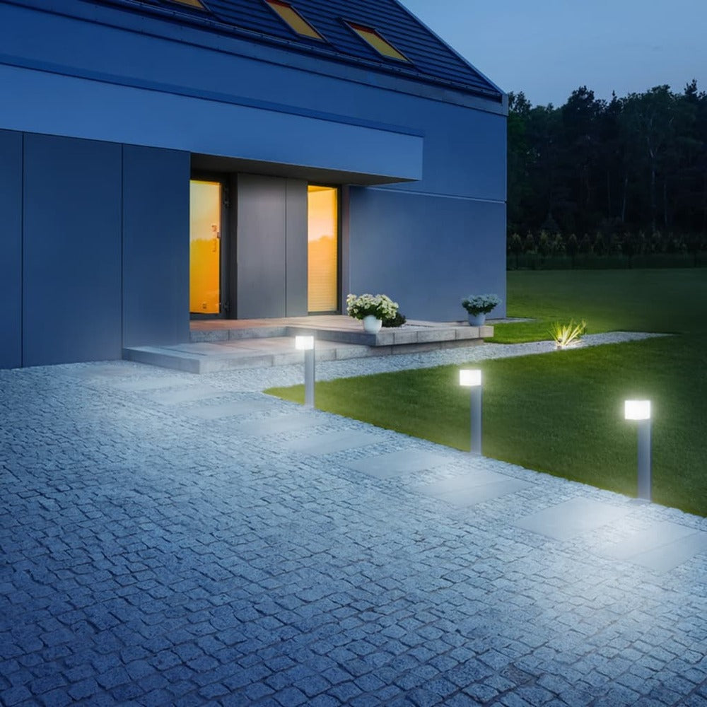 STEINEL Borne D'éclairage à Capteur Gl80led Ihf Cubo Anthracite 055479
