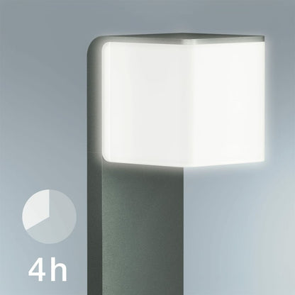 STEINEL Borne D'éclairage à Capteur Gl80led Ihf Cubo Anthracite 055479