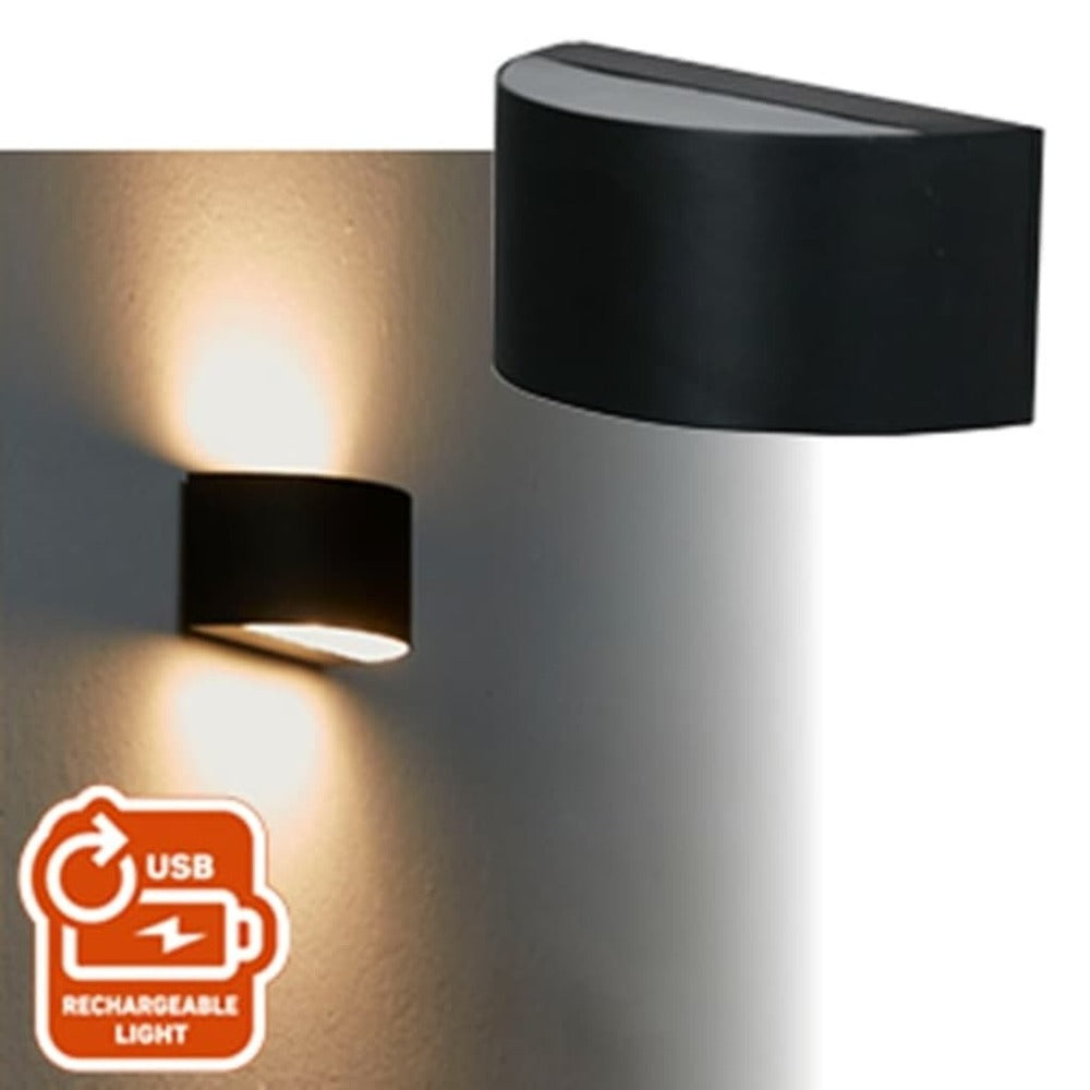 LuxForm Applique à Led De Jardin Arc Noir