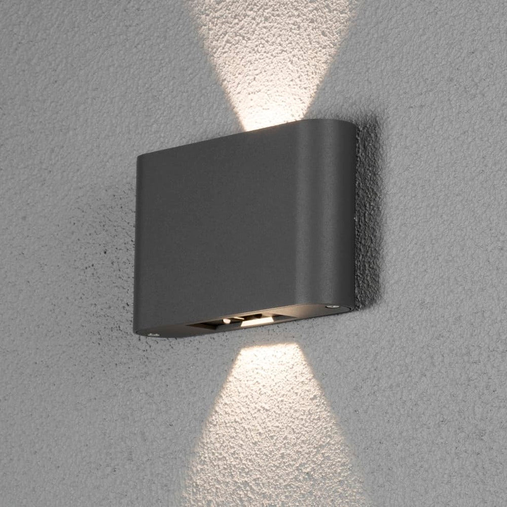 Konstsmide Applique à Led Chieri 2x6w Anthracite