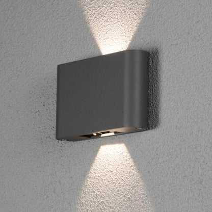 Konstsmide Applique à Led Chieri 2x6w Anthracite