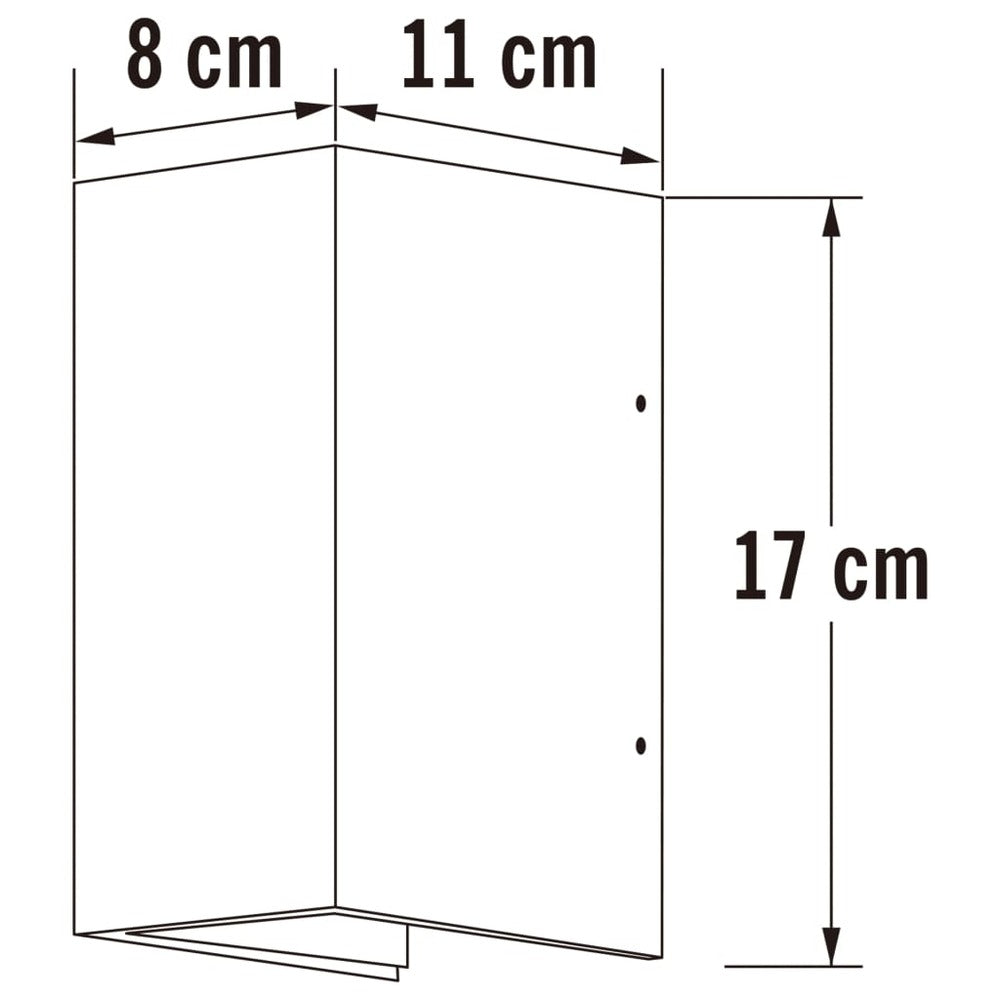 Konstsmide Applique à Led Cremona 2x3w 11x8x17 Cm