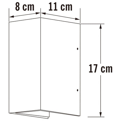 Konstsmide Applique à Led Cremona 2x3w 11x8x17 Cm