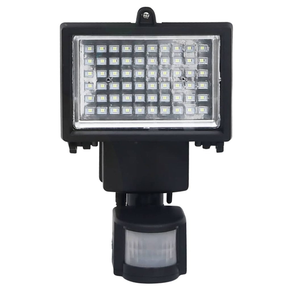 VIDAXL Projecteur à Led Solaire De Jardin Avec Capteur Noir