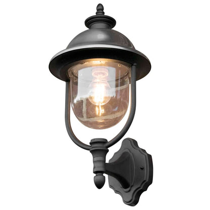 Konstsmide Applique Murale Parma En Haut Acier Inoxydable Brossé
