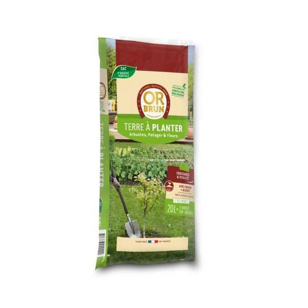  - Obrttap20 - Terre A Planter - Fertilise Le Sol - Enrichit La Terre Du Jardin - Tourbe Et Fibre De Coco