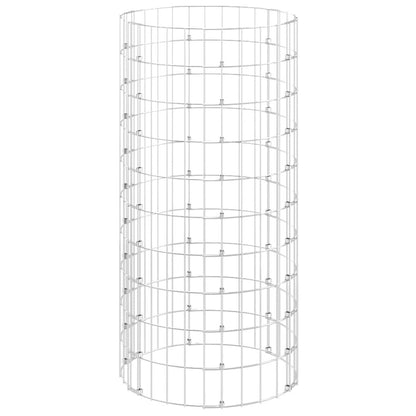 VIDAXL Composteur De Jardin ø50x100 Cm Acier Galvanisé