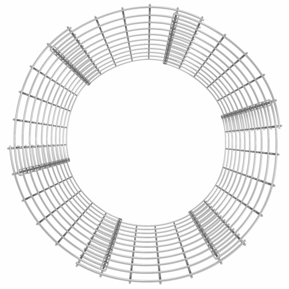 VIDAXL Composteur De Jardin ø50x100 Cm Acier Galvanisé
