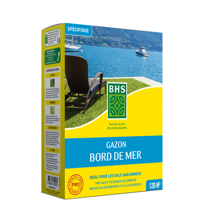  Gbm3 | 3kg | 120 M² | Gazon Bord De Mer | Grande Résistance Au Vent |