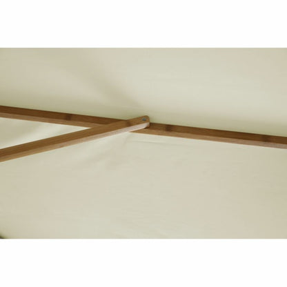  Parasol Droit Moana En Bambou Contreplaqué Et Tissu Beige Clair