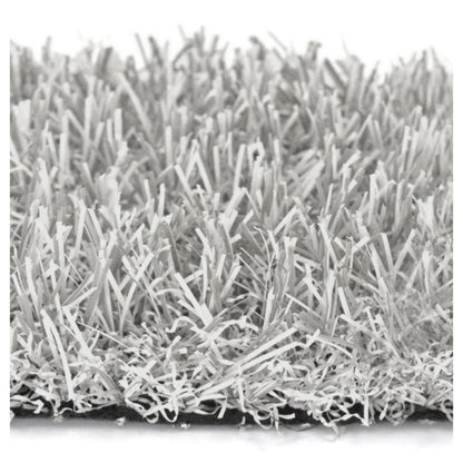  Gazon Synthétique Happy Party - Couleur Gris Clair - Classé Feu - 20mm - 1m X 9m