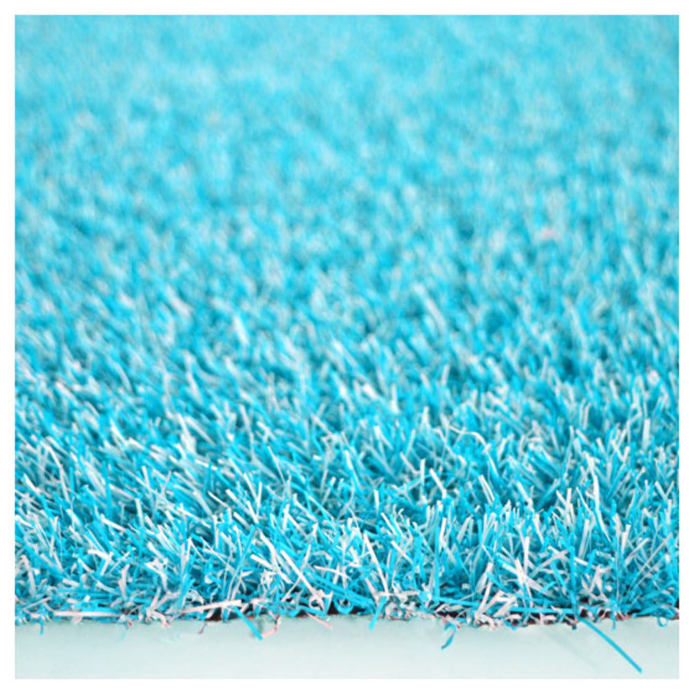  Gazon Synthétique Happy Party - Couleur Bleu - Classé Feu - 20mm - 2m X 9m