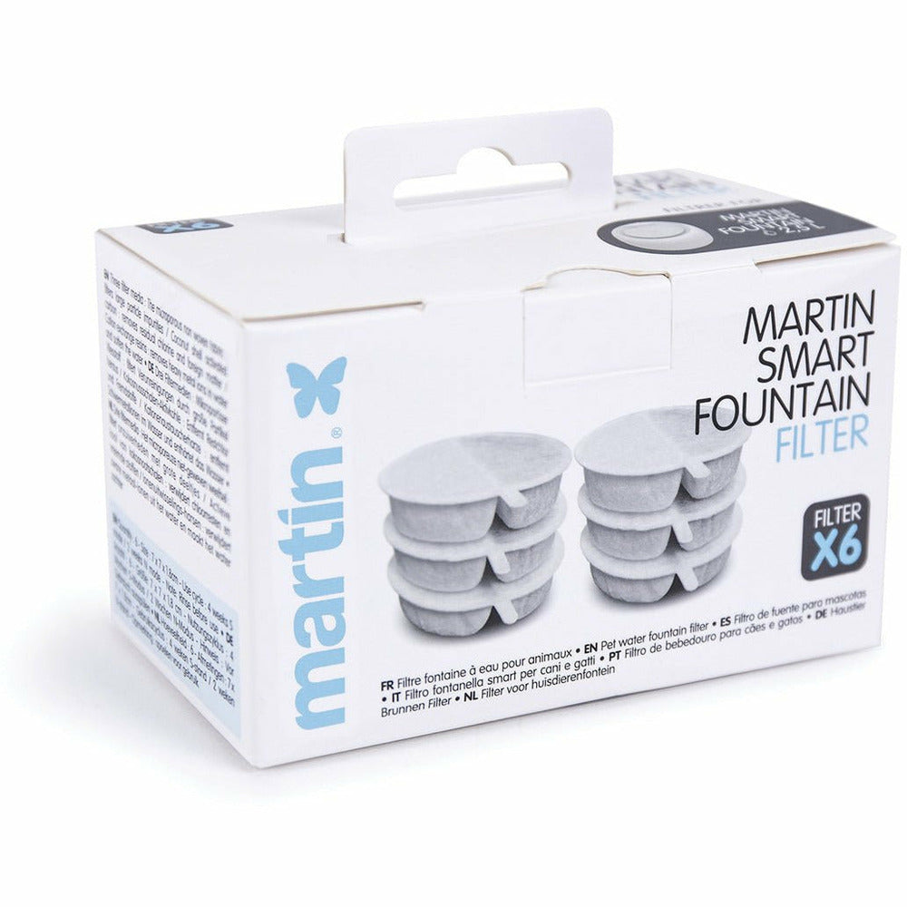 MARTIN SELLIER 6 Filtres Pour Fontaine Pour Chiens Et Chats Smart Fountain