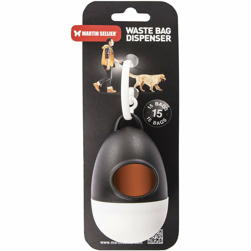 MARTIN SELLIER Distributeur De Sacs à Déjections Canines En Forme D'œuf - L. 5 Cm X L. 5 Cm X H. 9 Cm