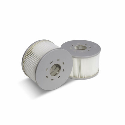  Spa Mspa Gonflable Rond – Kili 6 Gris 6 Places - Système Anti-gel + Bâche. 180 Cm. Pompe. Chauffage. Gonfleur. Filtre
