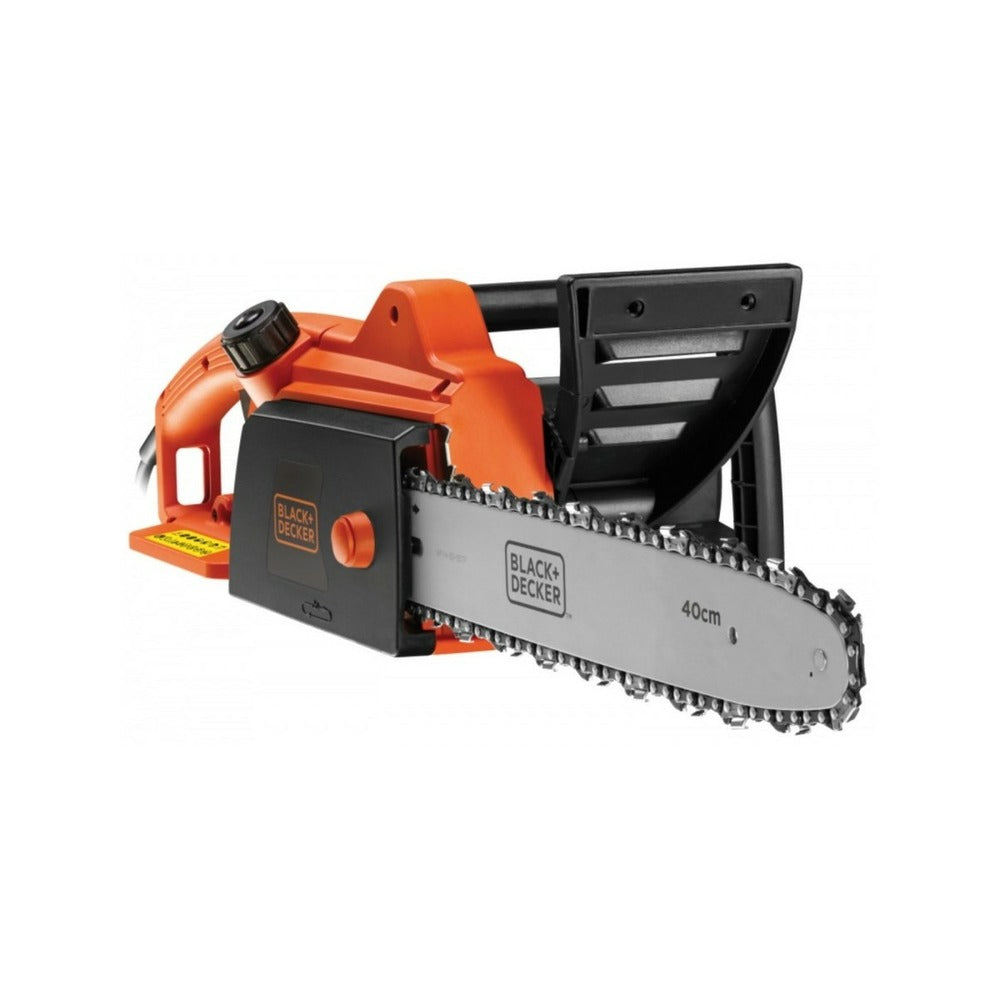 Black & Decker Tronçonneuse Electrique 1800w Lame 40cm Graissage Automatique Black+decker Cs1840-qs