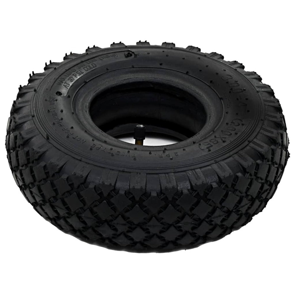 VIDAXL 2 Pneus 2 Chambres à Air 3.00-4 260x85 Pour Roue De Diable