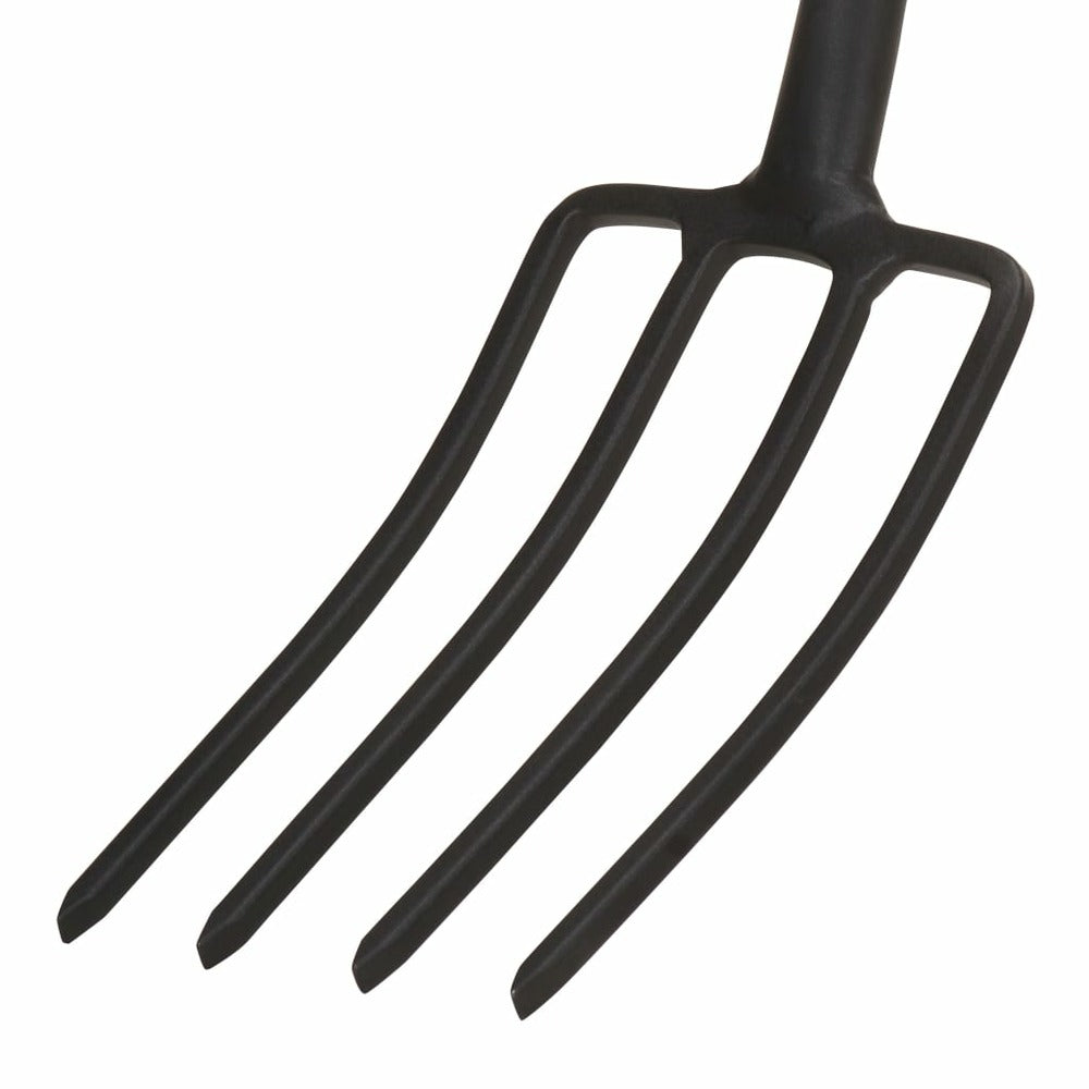 VIDAXL Fourche à Creuser De Jardin Avec Poignée En D Acier