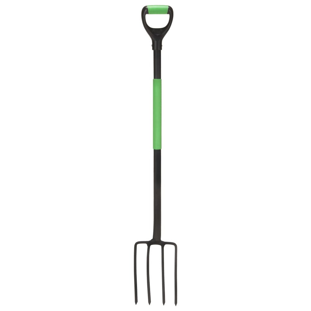 VIDAXL Fourche à Creuser De Jardin Avec Poignée En D Acier