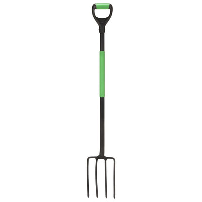 VIDAXL Fourche à Creuser De Jardin Avec Poignée En D Acier