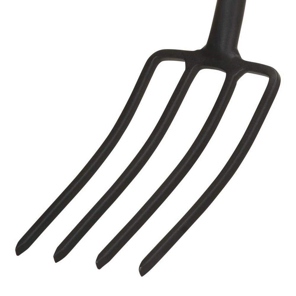 VIDAXL Fourche à Creuser De Jardin Poignée En Yd Acier / Bois De Frêne