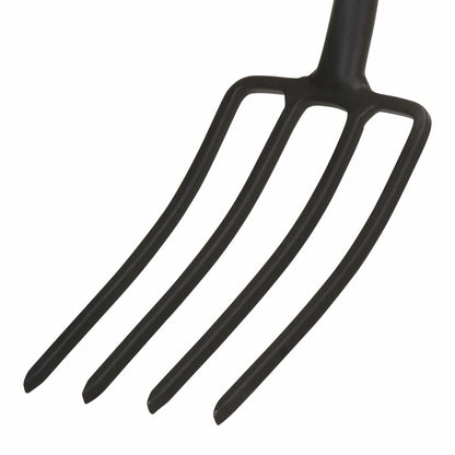 VIDAXL Fourche à Creuser De Jardin Poignée En Yd Acier / Bois De Frêne