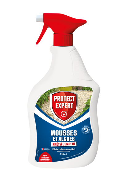  Produrpal750| Désherbant Anti Mousse Anti Algues | 750 Ml | Effets Vis